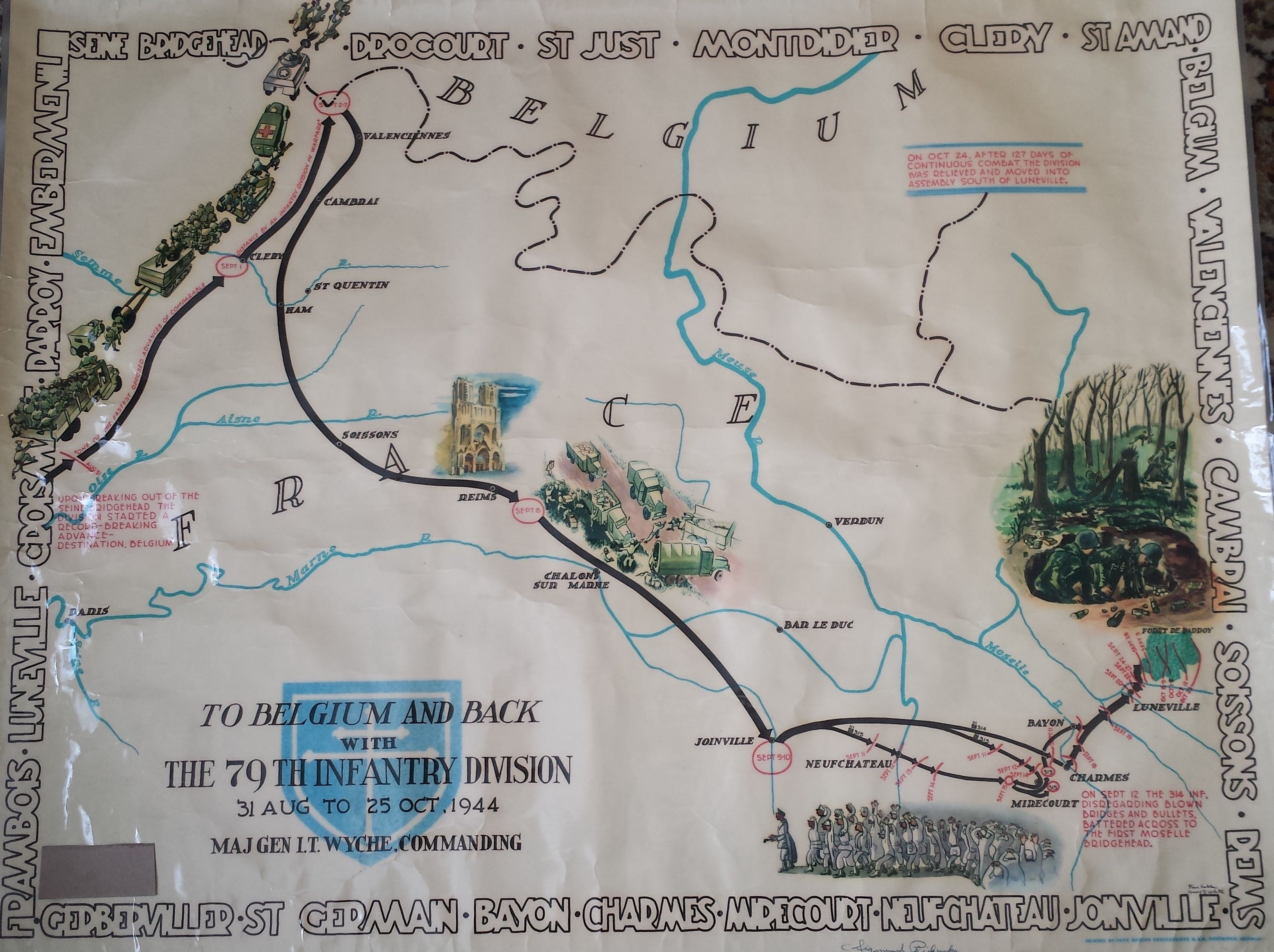 map Aug Oct 1944